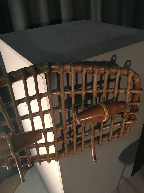 Porte manteau bambou