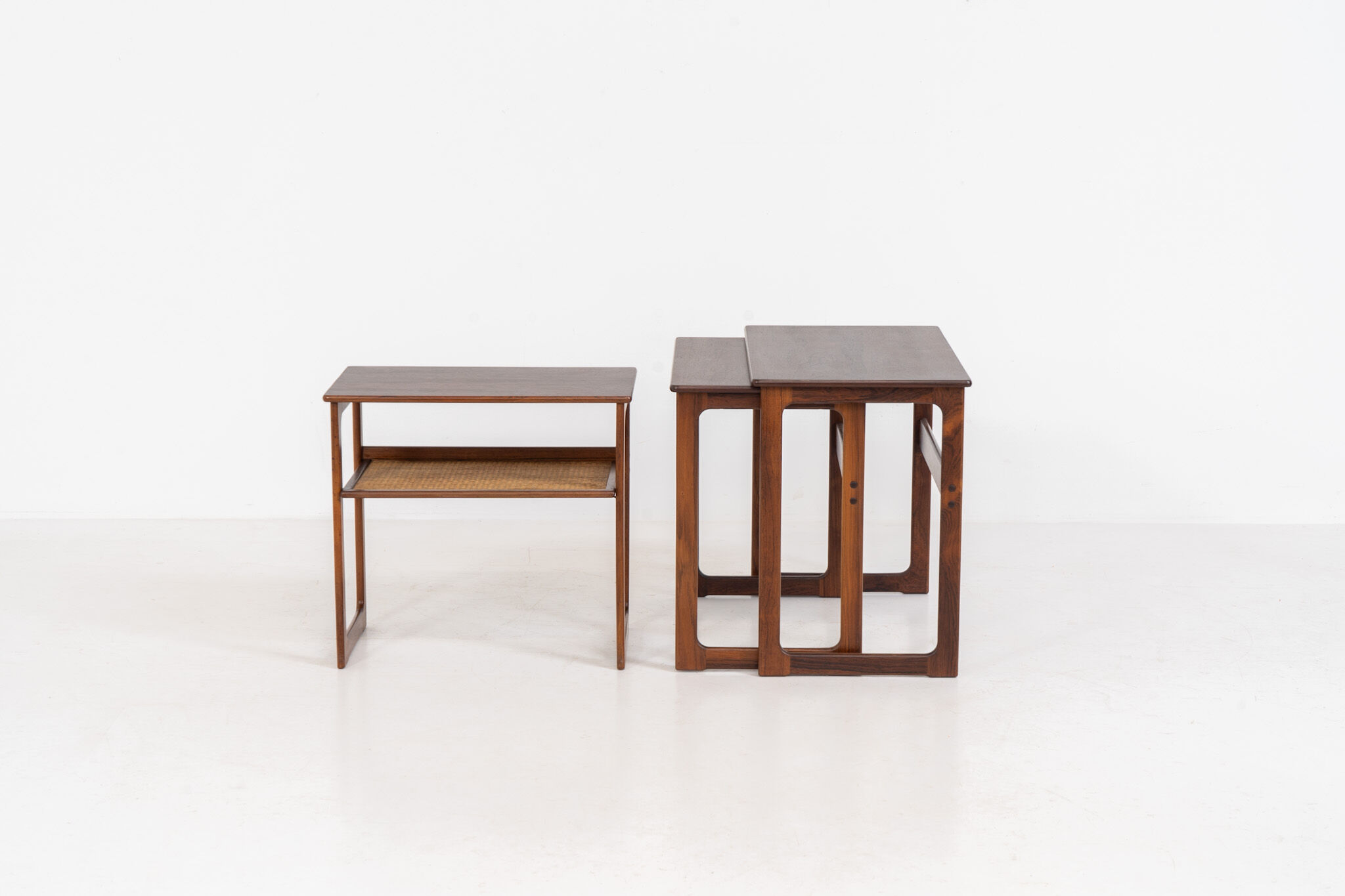 "Model 219" nesting tables by Johannes Andersen & Illum Wickelso
