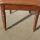 6 chaises en bois exotique et cuir