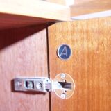 Mid-Century Teak Modular Wall Unit and Room Divider from Italy, 1960s