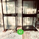 2 vitrines signées Baumann