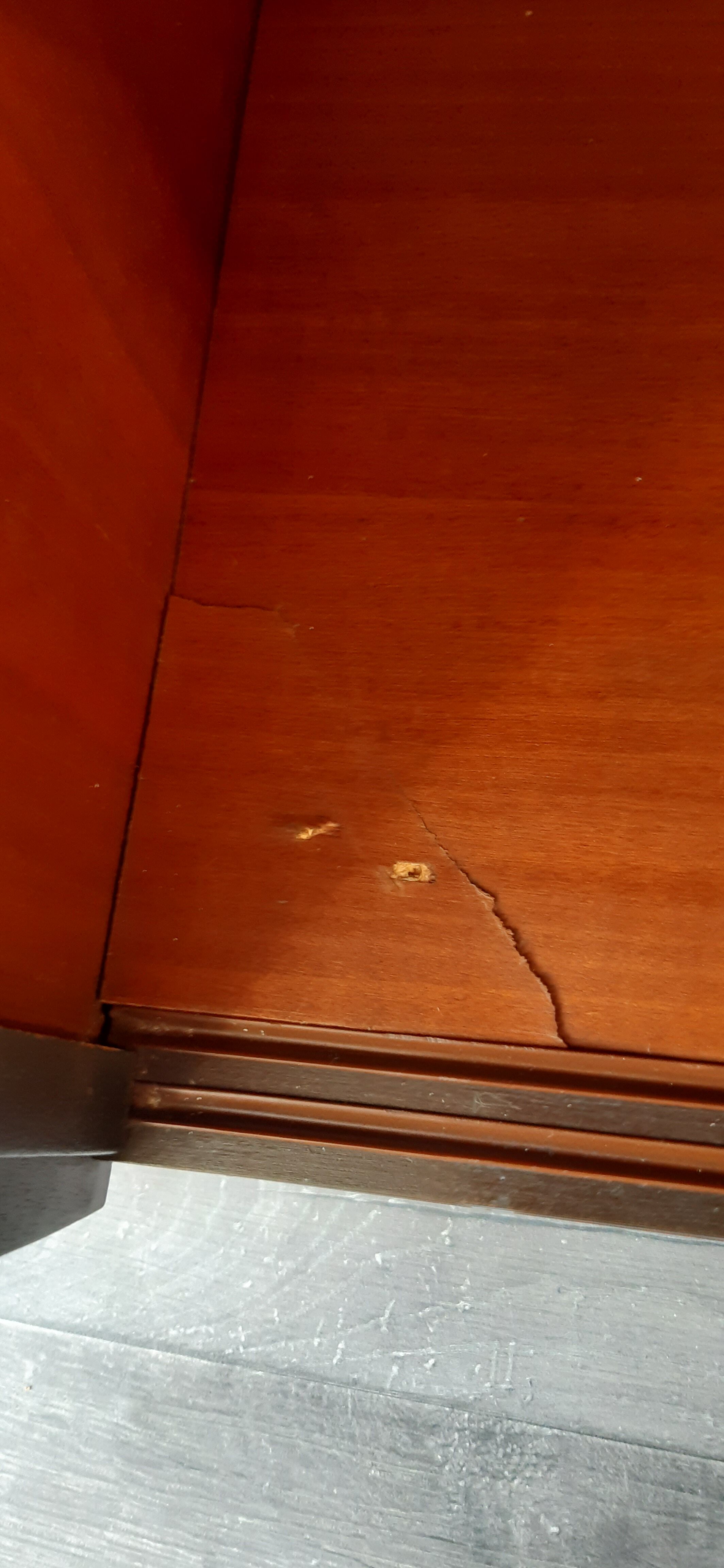 Vintage record player radio cabinet