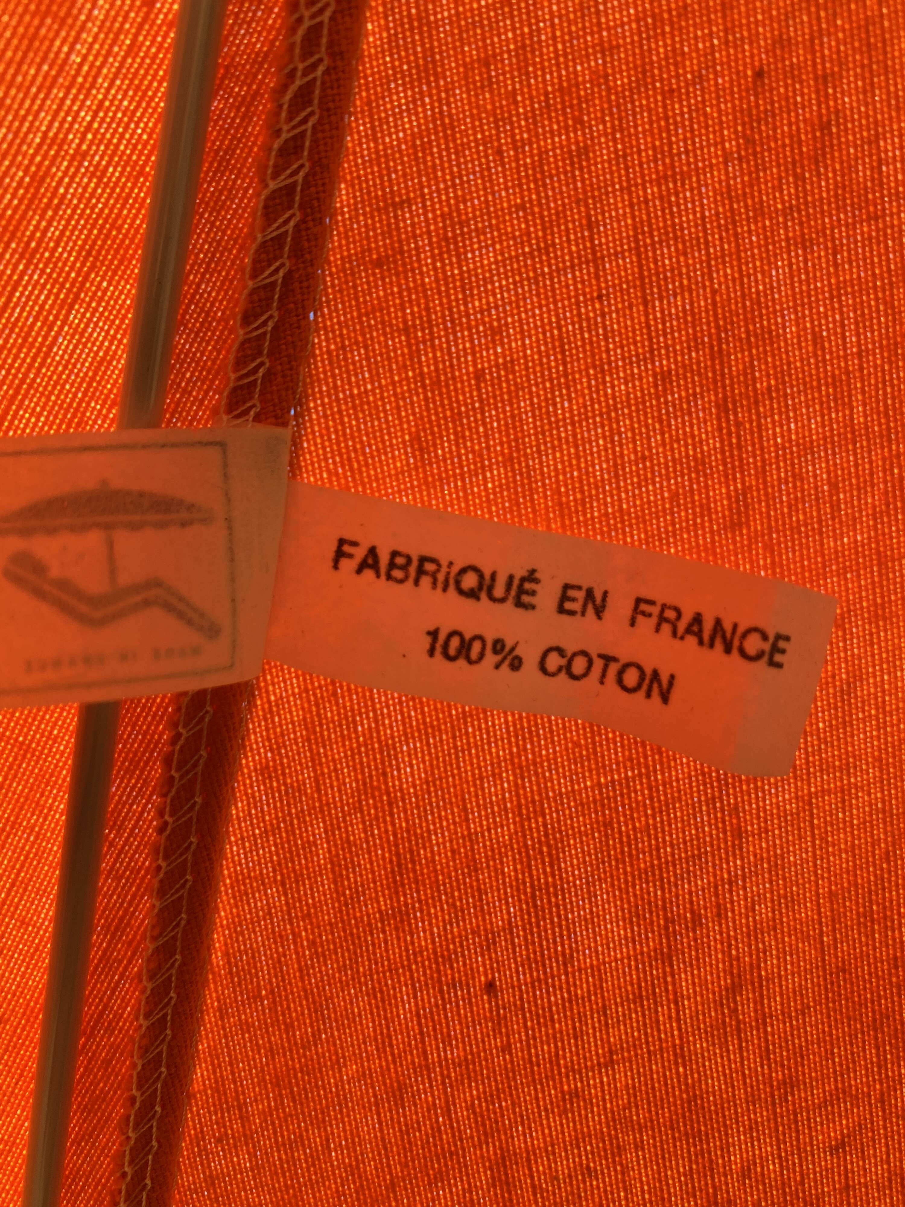 Vintage orange umbrella