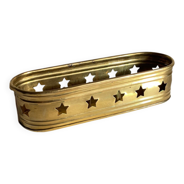 BOUGEOIR 4 Bougies Laiton Vintage