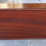 Old mail organizer with curtain