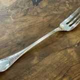 Serving cake fork - Christofle Marly in silver metal