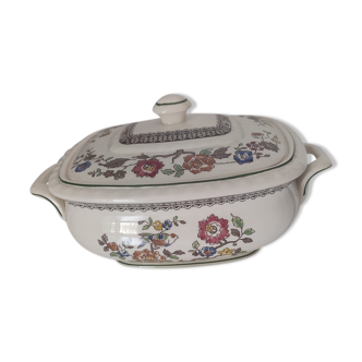 Old vegetable soup tureen Villeroy and Boch Nanking earthenware bird