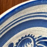 Mid-century modern German pottery wall plate by Wilhelm Kagel, 1960s.