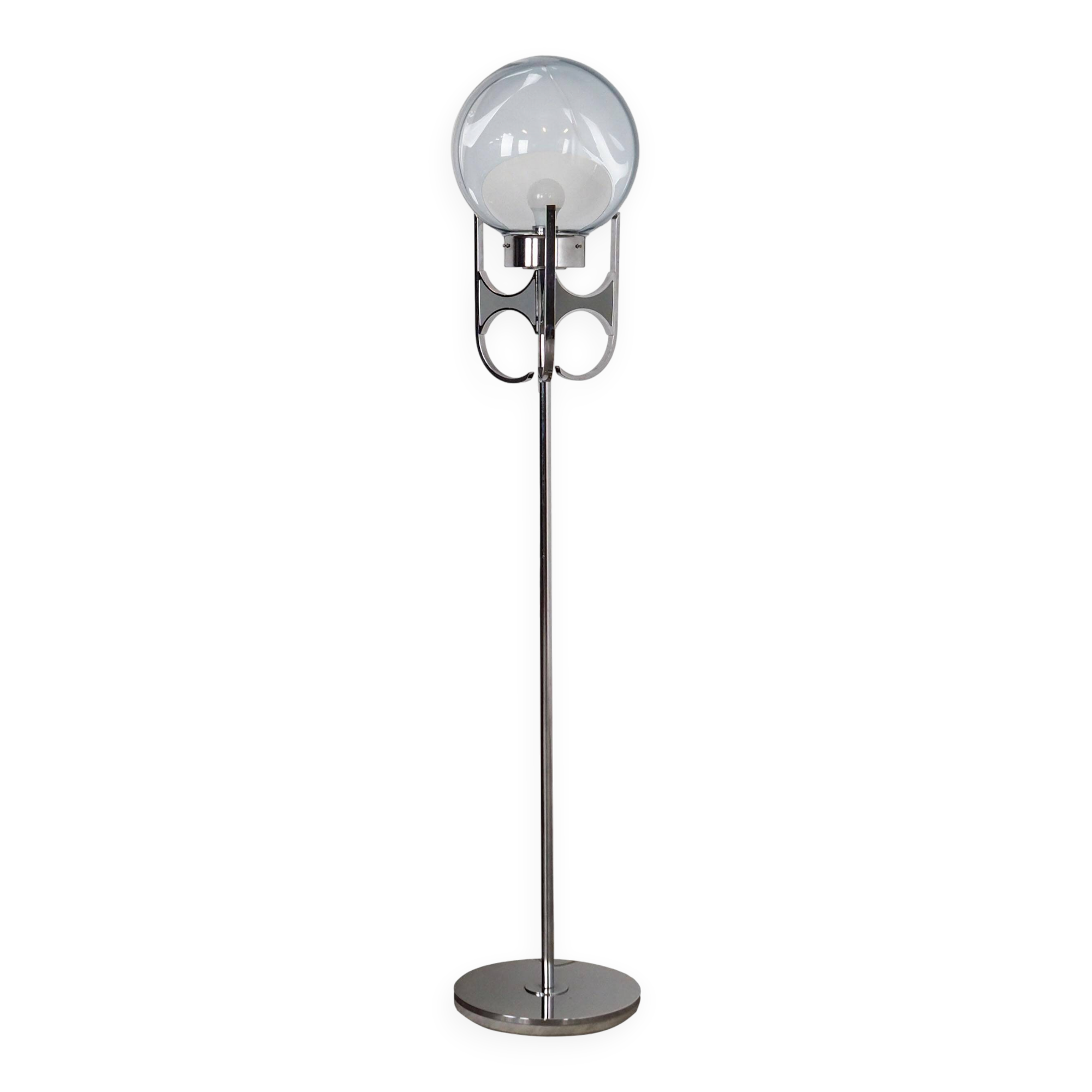 Floor lamp, Murano glass, Italian design, 1970s, production: Italy