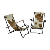 Pair of armchairs Safary chair 1950