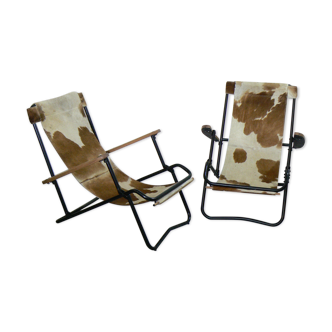 Pair of armchairs Safary chair 1950