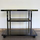 Belgo Chrom bar cart by Roger Vanhevel, 70's.