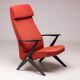 Fauteuil Bengt Ruda, Triva, hêtre laqué noir, 1950