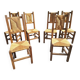 6 brutalist chairs