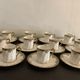 Limoges porcelain coffee service - Chabrol and Poirier - Bac and Périgault - Early twentieth century