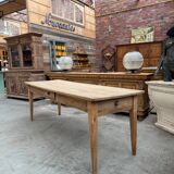 Oak farmhouse table from the early 20th century.