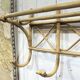 1960s rattan wall coat rack