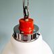 Suspension Space Age en opaline blanche, Massive, 1970