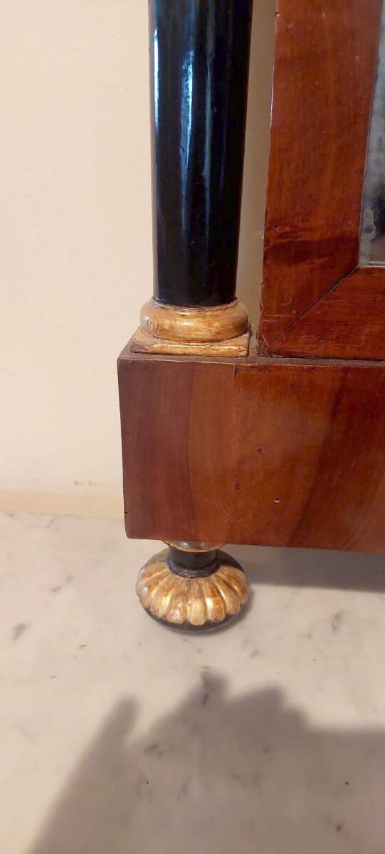 Commode Empire avec miroir - Italie du début du XIXe siècle (Lucca)