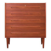 Commode en teck danois des années 1960, style mid-century