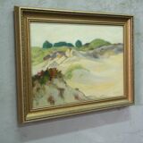 Fritz Kärfve (1880-1967) swedish modern landscape, 1960s, oil on canvas, framed