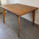 Vintage oak table from the 1950s.