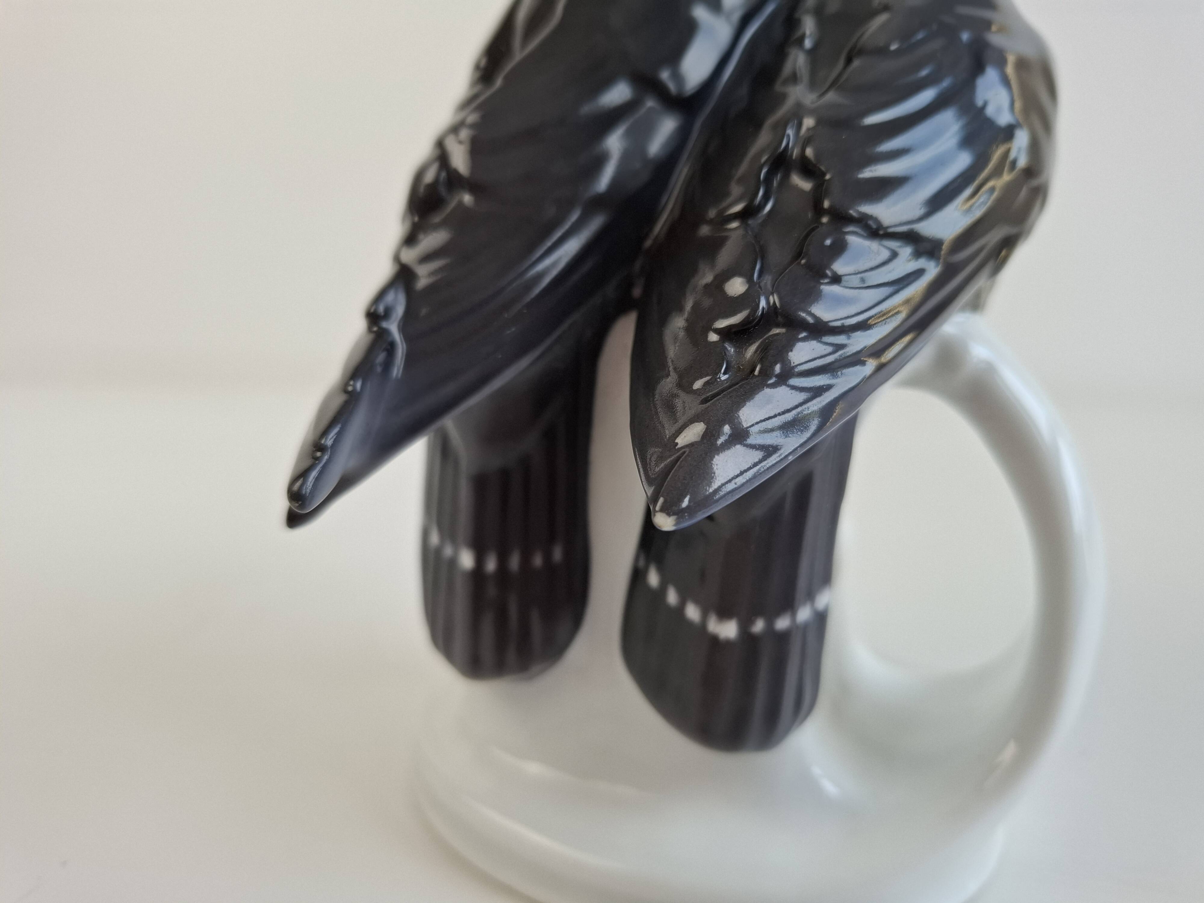 Art Deco Czech Porcelain Penguin Figurine by Pfeiffer & Löwenstein, 1930
