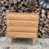 Renovated vintage antique chest of drawers