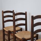 3 mulched chairs Georges Robert