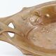 Dish basket art deco metal floral decoration