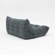 Canapé trois places Togo en bouclé vert par Michel Ducaroy pour Ligne Roset