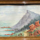 Tableau peinture aquarelle marine début XXe