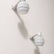Art deco porcelain wall lights