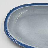 Set of two Boch blue dishes