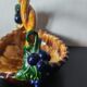 Ceramic fruit bowl in barbotine St Peter Graz Austria