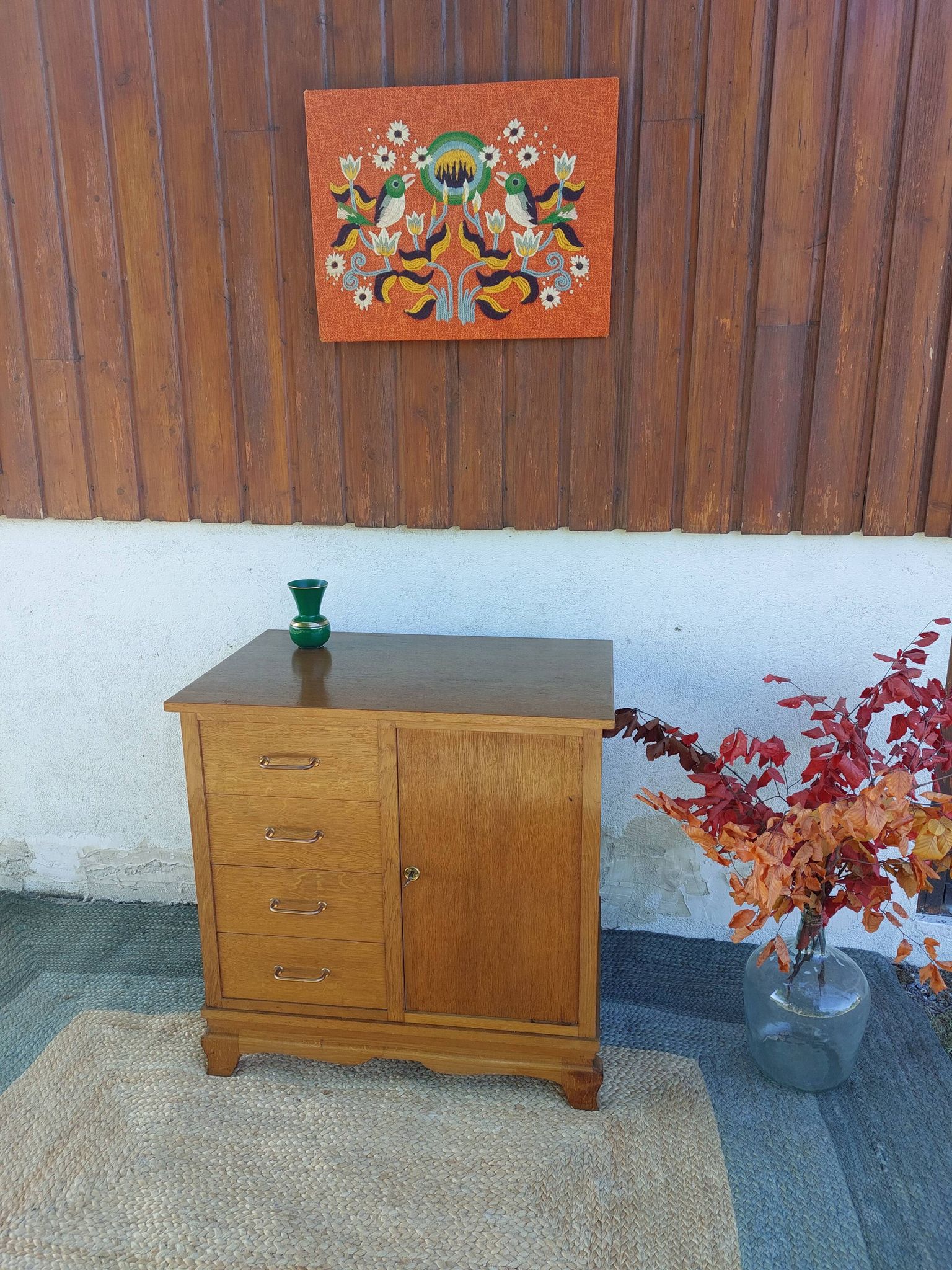 commode mixte, tiroirs et placard