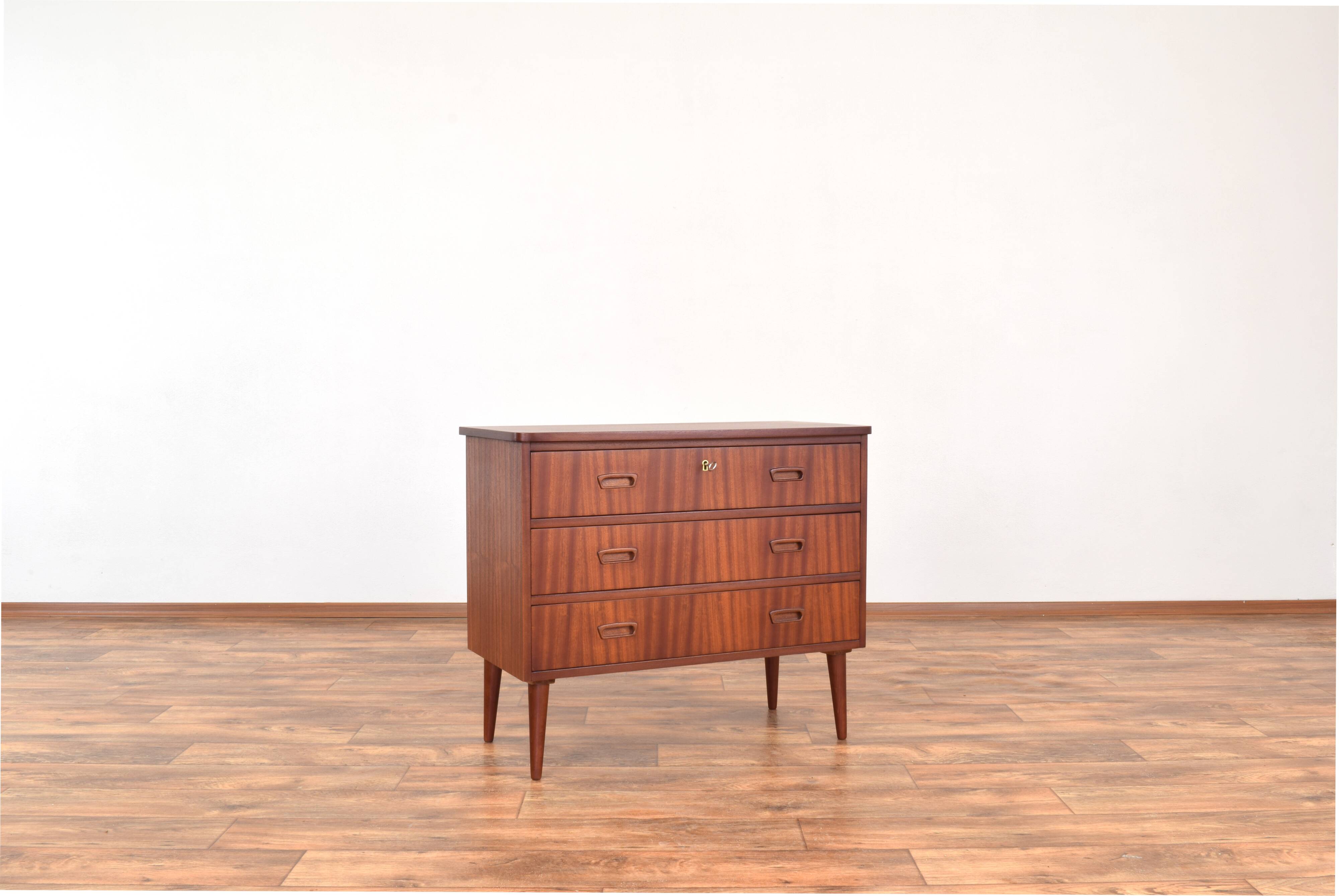 Mid-Century Danish Teak Chest of Drawers, 1960s.
