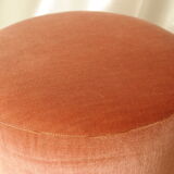 Ottoman ottoman vintage pink velvet