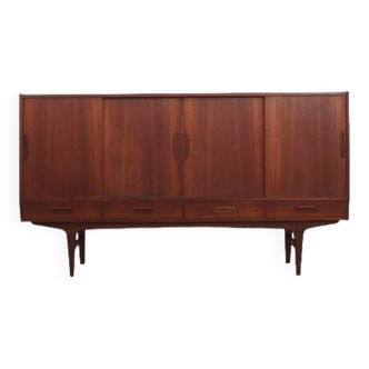 Teak highboard, Danish design, 1960s, designer: Børge Seindal, manufacturer: Westergaard