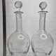 Pair of carafes in cut crystal XIX th, 31 cm