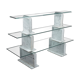 Carrara marble and glass library - 1970
