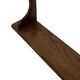 Vintage book shelf wall rack 1970s wood minimalist design