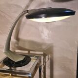 Lamp Boomerang desk made black and gray ,Fase