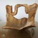 Very large olive wood fruit bowl, 1970, unique item.