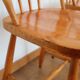 4 Scandinavian beech chairs