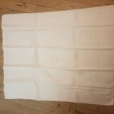 Set of 9 vintage monogrammed linen napkins