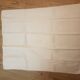 Lot de 9 serviettes en lin monogrammées vintage