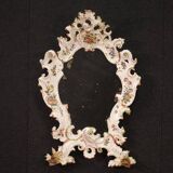 Grand miroir en céramique du XXe siècle