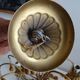 Murano glass and gilded metal drop chandelier, 1950s-1960s