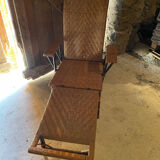 Rattan lounge chair
